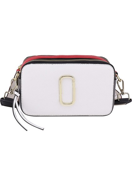 Basit Tahıl Dokusu Kadın Çantası Moda Omuz Askılı Çanta (Yurt Dışından)