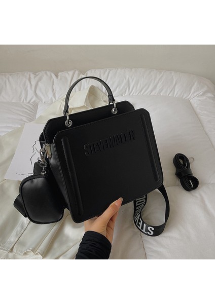 Moda Büyük Kapasiteli Çanta Gündelik Çok Yönlü Omuz Çantası (Yurt Dışından)