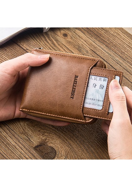 Kısa Pu Deri Cüzdan Erkek Cüzdanı (Yurt Dışından) fiyatları