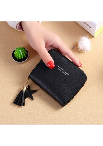 Yeni Kore Tarzı Basit Kare Bayan Cüzdanı (Yurt Dışından)