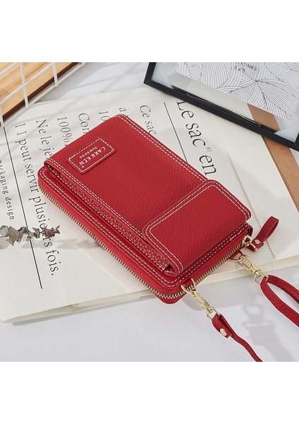 Kadın Yeni Cep Telefonu Çantası Moda Tek Omuz Çapraz Cüzdan (Yurt Dışından)