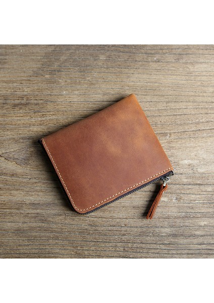 El Yapımı Vintage Deri Kısa Üst Katman Sığır Derisi Ince Cüzdan (Yurt Dışından) fiyatları