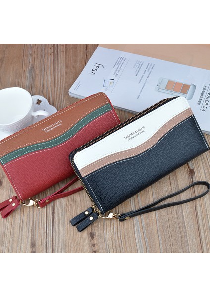 Yeni Bayanlar Uzun Çift Fermuarlı Çift Debriyaj Cüzdan (Yurt Dışından) fiyatları