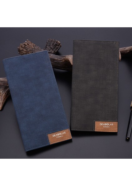 Ince Erkek Moda Panel Yumuşak Yan Uzun Cüzdan (Yurt Dışından) fiyatları