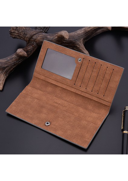 Ince Erkek Moda Panel Yumuşak Yan Uzun Cüzdan (Yurt Dışından) fiyatları