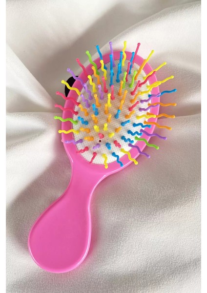 Açık Pembe Renk Kelebek Figürlü Saç Tarama Fırçası/ Tarak fiyatları