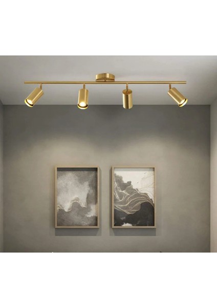 Gold Eskitme 6500K 100CM Spot LED Lamba, Plafonyer Avize,modern Aydınlatma,dekoratif Işık