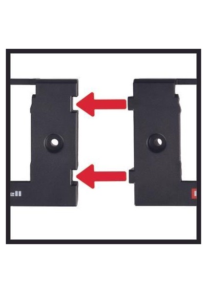 Power X-Change Akü Sabitleme Aparatı (tüm Power X-Change akülerini saklamak için uygundur, sınırsız uzatılabilir, kolay kurulum, takılabilir işlev, vidalar ve duvar tapaları dahil) - 4514155