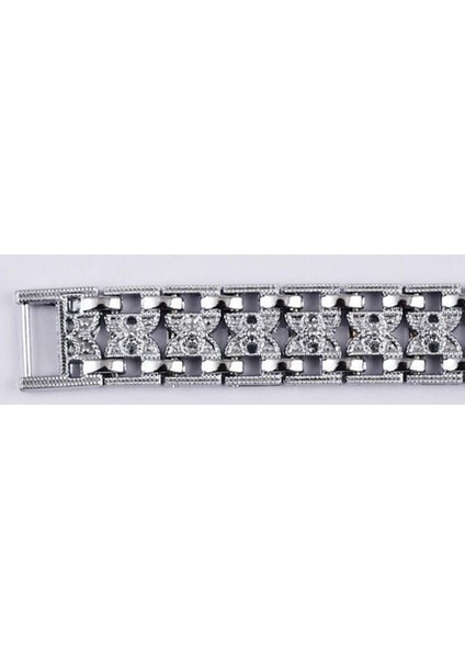 Kare Kadran Paslanmaz Çelik Kayış Quartz Saat Kırmızı (Yurt Dışından)