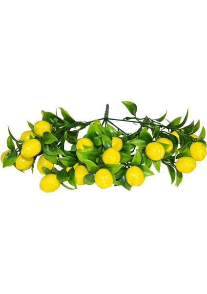 Güleç Yapay Çiçek Limon Demeti Yapay Bitki 30 cm