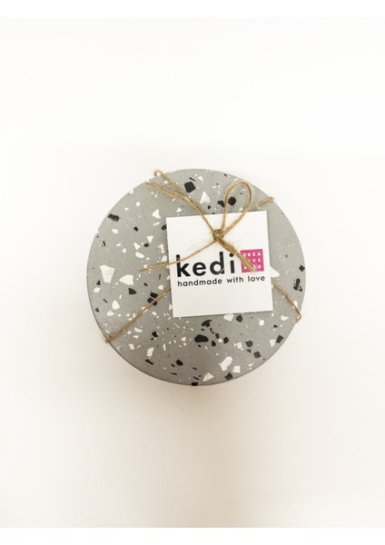 Terrazzo Bardak Altlığı 4'lü Set