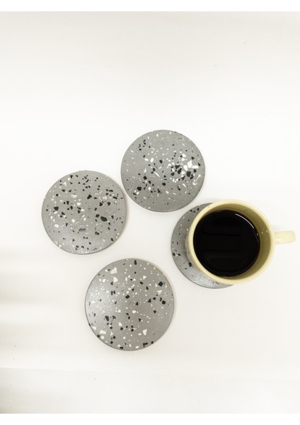 Terrazzo Bardak Altlığı 4'lü Set fırsatları