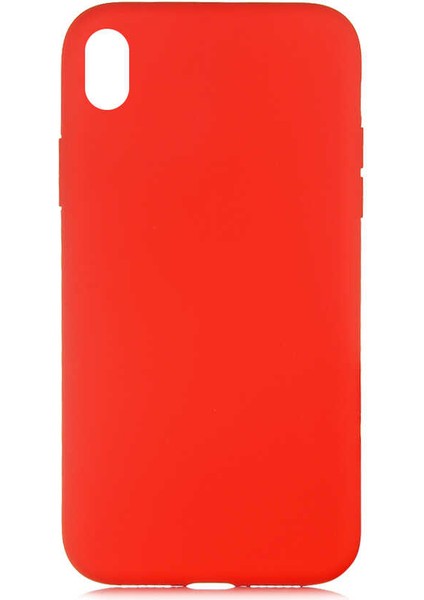 iPhone Xr 6.1 - Uyumlu Zore Lsr Lansman Kapak-Kırmızı