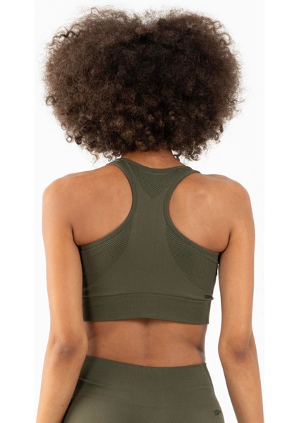 SlimFit Kadın Atlet Yaka Kolsuz Haki Bra 813090 modelleri