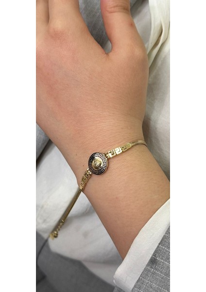 14 Ayar Altın Spor Bileklik 6.47 Gram Ağırlık 18 cm Uzunluk