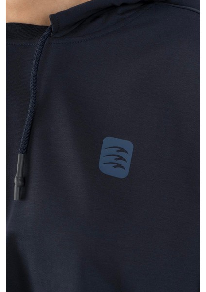 Oversize Kadın Kapüşonlu Lacivert Sweatshirt fırsatları