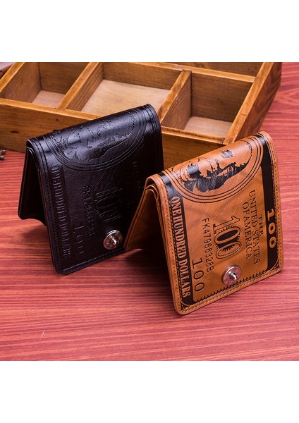 Erkek Doları Cüzdan Kişilik Yaratıcı Manyetik Toka Kısa Cüzdan (Yurt Dışından) fiyatları
