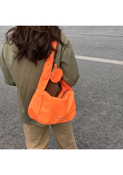 Naylon Oxford Bezi Tek Kişilik Oda Günlük Messenger Çanta (Yurt Dışından)