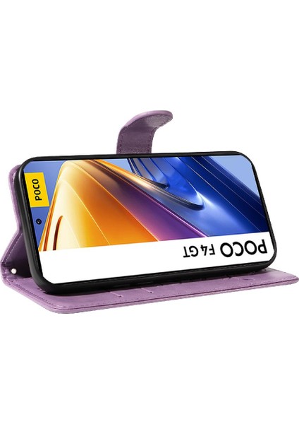 Xiaomi Poco F4 Gt Için Kılıf ile Yüksek Kaliteli Deri Cüzdan Telefon Kılıfı ve (Yurt Dışından)