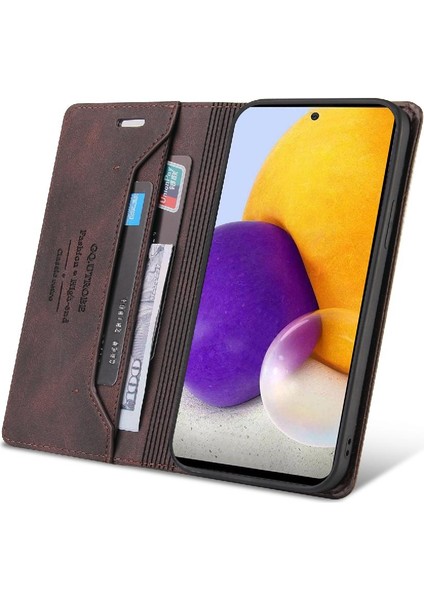 Samsung Galaxy A72 5g Kickstand Premium Deri Premium Deri Kılıf (Yurt Dışından) fırsatları