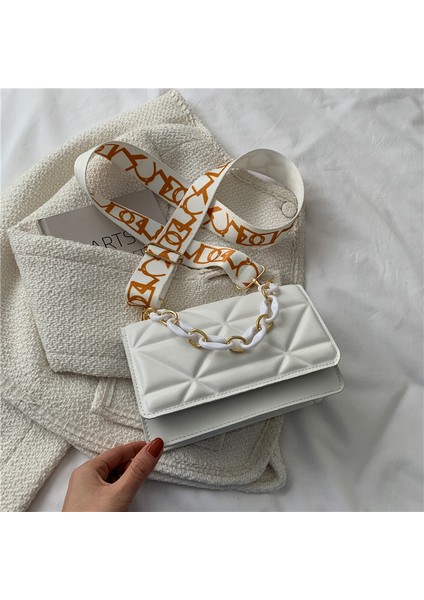 Yeni Rahat Trend Moda Omuz Küçük Kare Çanta Askılı Çanta (Yurt Dışından)
