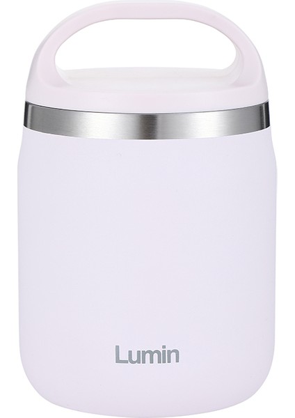 Lumin Thermo 0,60 Litre Paslanmaz Çelik Vakumlu Yalıtımlı Yemek Termosu 12 Saat Sıcak, 12 Saat Soğuk