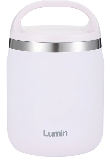 Lumin Flask Lumin Thermo 0,60 Litre Paslanmaz Çelik Vakumlu Yalıtımlı Yemek Termosu 12 Saat Sıcak, 12 Saat Soğuk