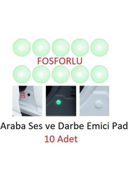 Araba Kapı Darbe Emici Pad Seti+Fosforlu Numaratör+Telefon Tutucu+Koltuk Arkası Askılık