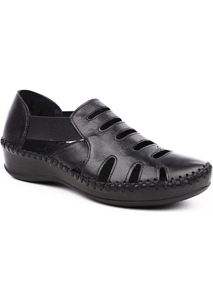Hakiki Deri Ortopedik Rahat Günlük Comfort Kadın Sandalet 18791395