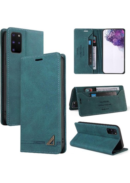 Samsung Galaxy S20 Artı Iki Kart Yuvaları Için Kılıf Kickstand Premium Deri (Yurt Dışından)