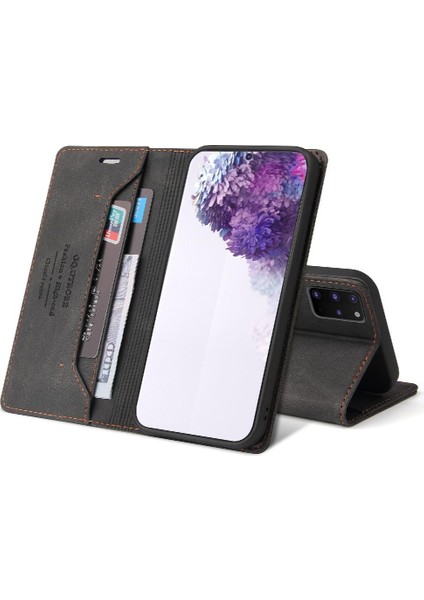 Samsung Galaxy S20 Artı Iki Kart Yuvaları Için Kılıf Kickstand Premium Deri (Yurt Dışından) fiyatları
