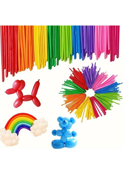 Pcs Sausage Balloon Mıxed Color Vıp 100 Adet Sosis Balon Karışık Renkli Sosis Balon fırsatları