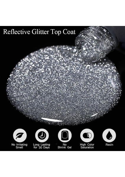 15ML Hema Free Reflective Top Coat (58401) modelleri