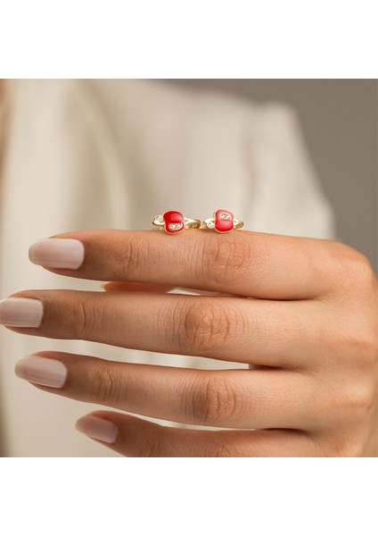 Elma Altın Çocuk Küpesi CGKKP0051 fiyatları