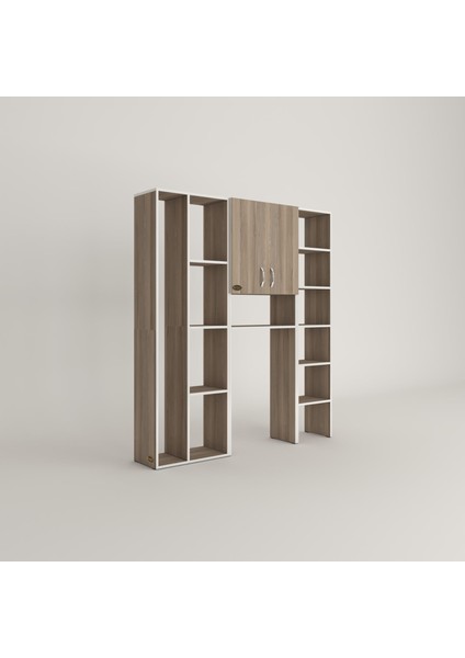 Kenzlife çamaşır makinesi dolabı veronikamega crd 180*156*20 banyo arkalıksız raflı modelleri