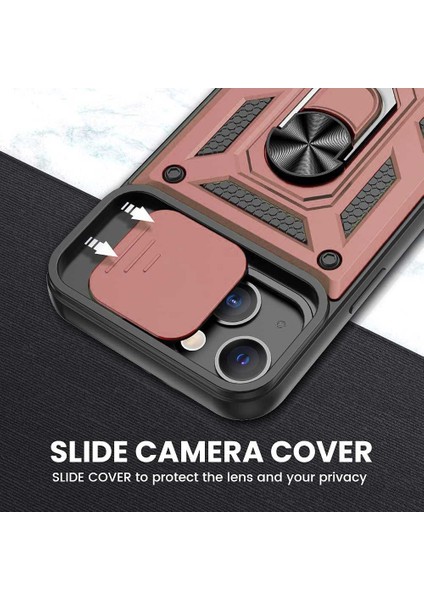 Apple iPhone Xs Max Uyumlu Kızaklı Kamera Korumalı Tank Kılıf fiyatları