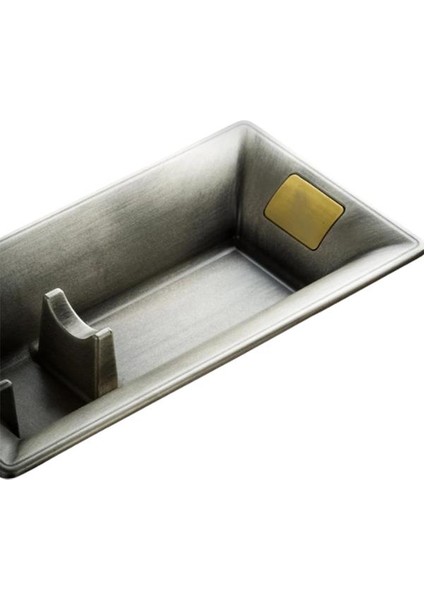 Pq Fırçalı Gümüş Tekli Metal Kare Puro Küllüğü fiyatları
