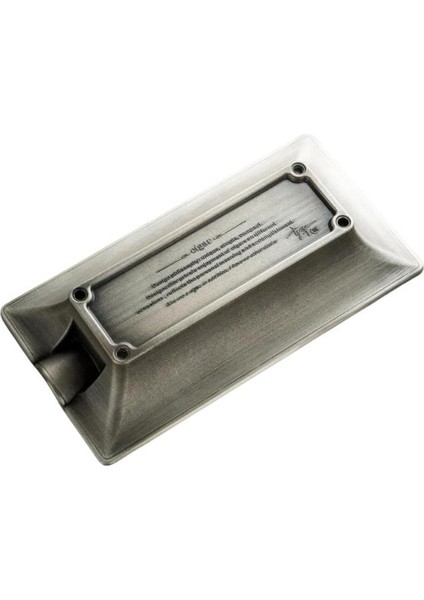 Pq Fırçalı Gümüş Tekli Metal Kare Puro Küllüğü modelleri