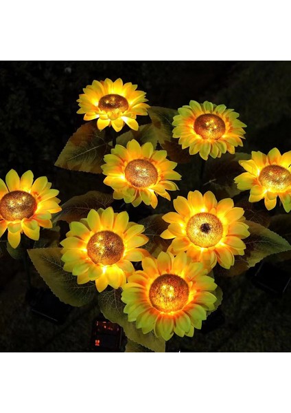 Güneş Ayçiçeği Çiçek Lambası Su Geçirmez Bahçe Dekorasyon Yolu Bahçe Fiş Lambası (Yurt Dışından) fiyatları