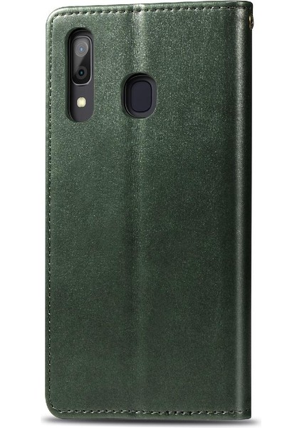 Samsung Galaxy A20 Deri Kılıf Kapak Kapak Zarif Iş Için Kılıf (Yurt Dışından) fırsatları