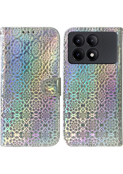Xiaomi Redmi Kredmi Glitter Renkli Standı Tutucu Cüzdan Kılıf Pu (Yurt Dışından)