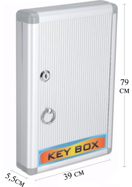 Kilitli Anahtar Kutusu 120 Li 1 Paket Anahtar Dolabı Alüminyum Gövde Otel Otopark Apart Anahtarlık Dolap fırsatları