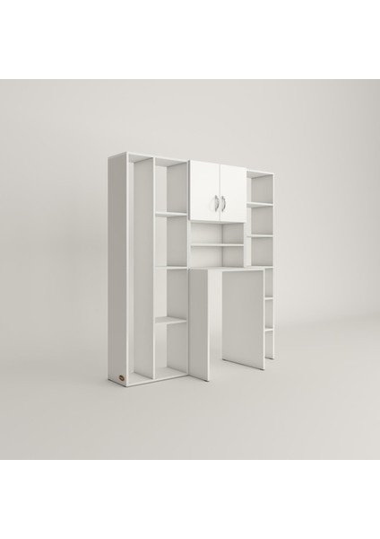 Kenzlife çamaşır makinesi dolabı hayzummega byz 180*156*55 banyo kiler çift kapaklı arkalıklı