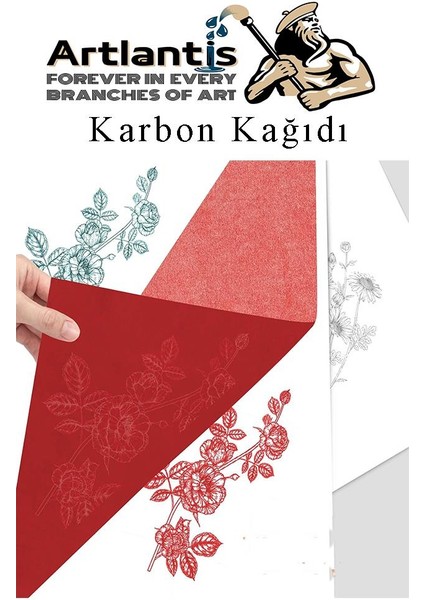 Sarı Karbon Kağıdı A4 5 Adet 21X29,7 cm Kopya Kağıdı Transfer Kağıdı Renkli Karbon Kağıdı