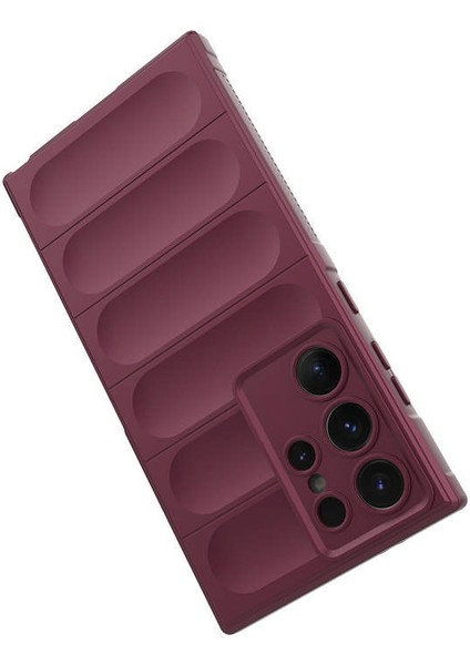 Samsung Galaxy S24 Ultra Kılıf Optimum Silikon - Bordo