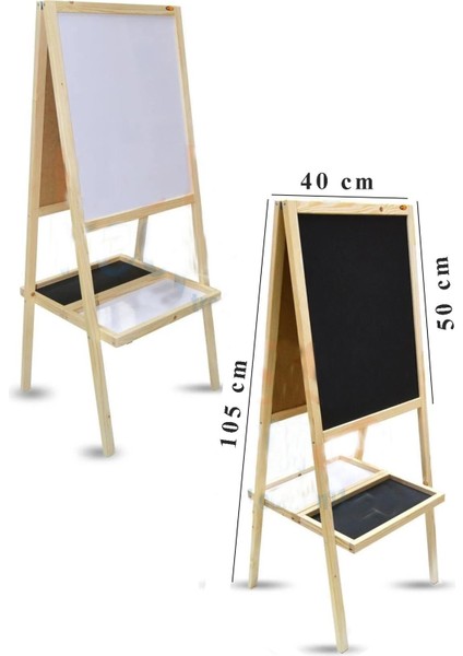 Ayaklı Yazı Tahtası Çift Taraflı 40X50CM 1 Adet Çocuk Yazı Tahtası Alıştırma Tahtası fiyatları