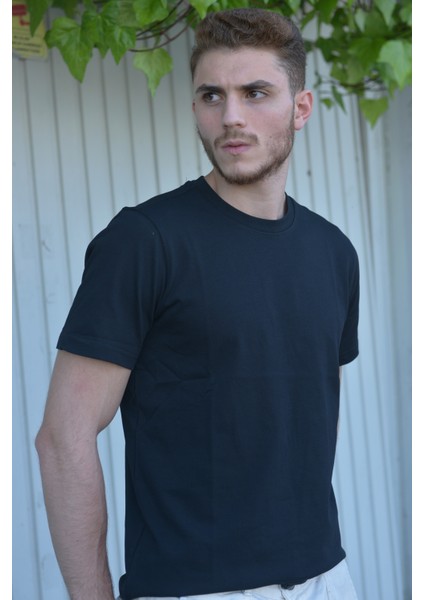 Siyah Basic Erkek T-Shirt