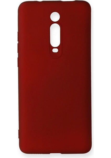 Xiaomi Mi 9t Kılıf Premium Rubber Silikon - Bordo