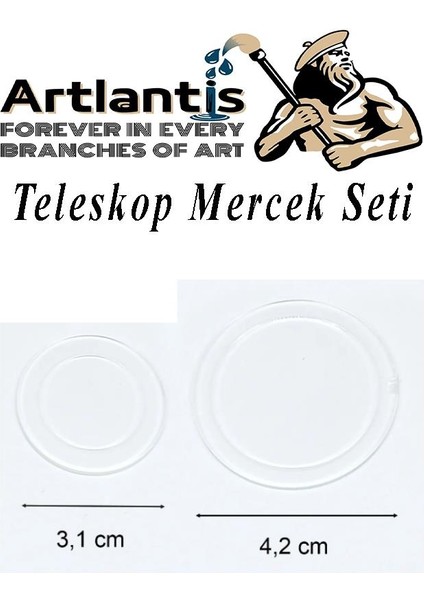 Teleskop Mercek Seti 1 Paket Okullar Için Teleskop Yapımı Için Plastik Mercek Basit Deney modelleri