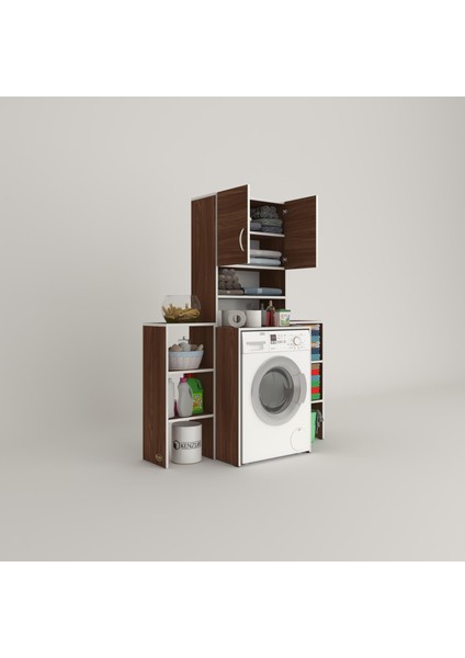 Kenzlife çamaşır makinesi dolabı hayzummaks cvz 180*096*55 banyo kiler çift kapaklı arkalıklı fiyatları